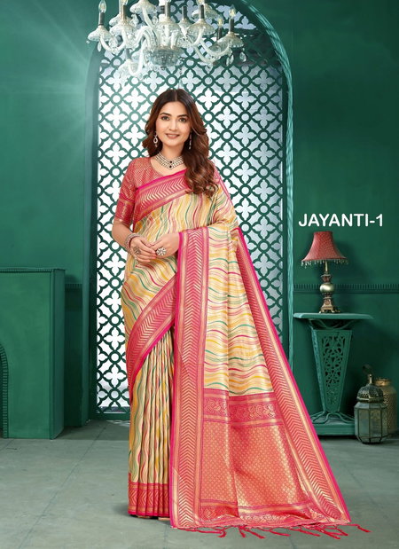 Jayanti By Sanjana Pure Kanjeevaram Wedding Wear Saree Suppliers In India
